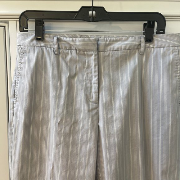 Liz Claiborne Gray Striped Boot Cut Pants - Picture 2 of 14